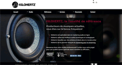Desktop Screenshot of kilohertz.fr
