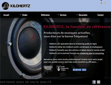 Tablet Screenshot of kilohertz.fr